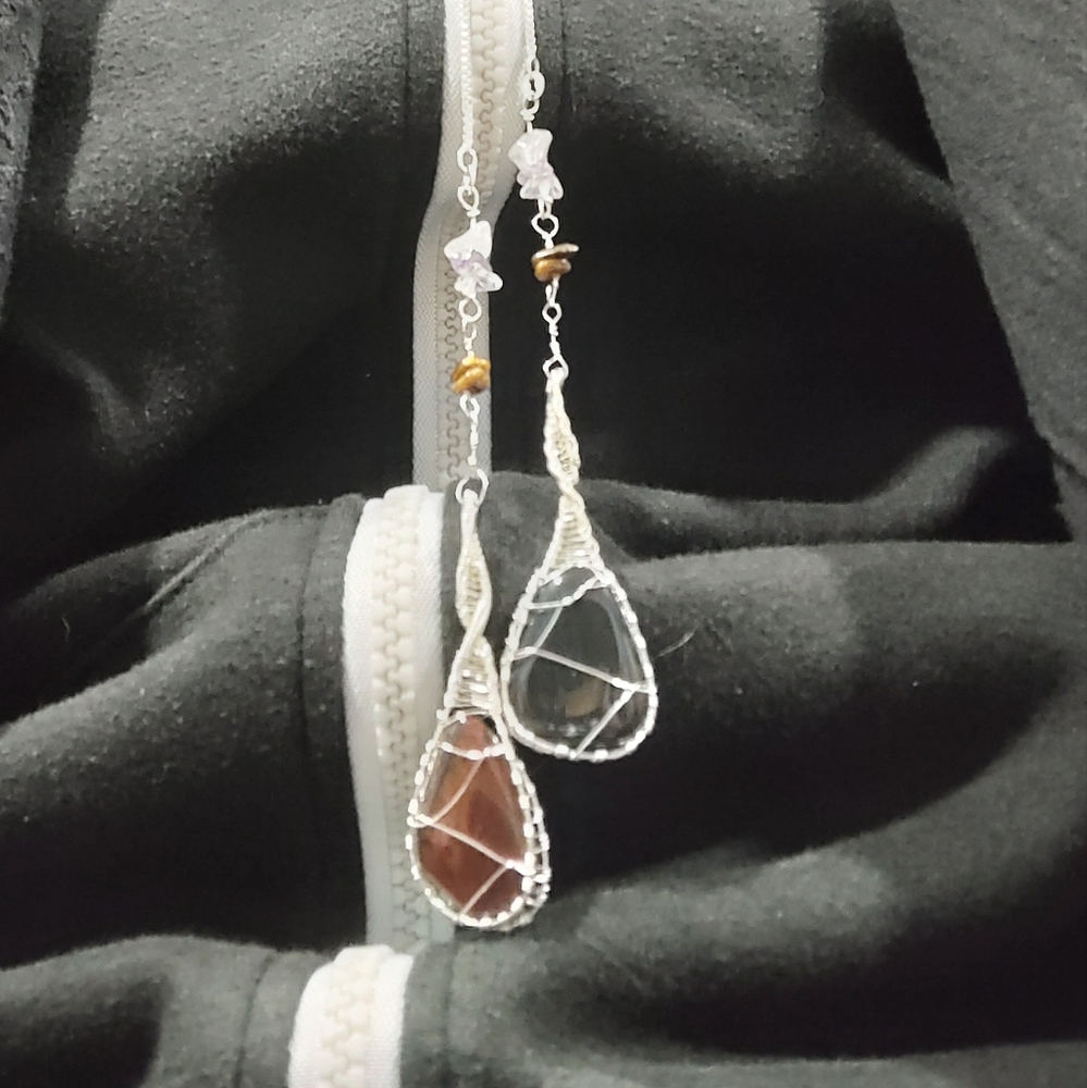 Unique unisex piece #3 red tigers eye onyx